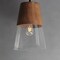 Maxim Lighting Carpenter 10'' Mini Pendant, Walnut/Black 91622CLWNBK - alternate 4